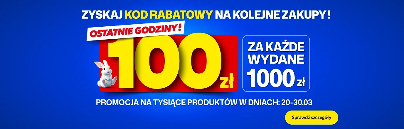 100 za 1000 na wybrane produkty